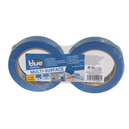 Ruban de Masquage Multi-Surfaces - Lot de 2 Bleu 41mx24mm