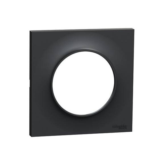 Odace Styl -  plaque anthracite - 1 poste