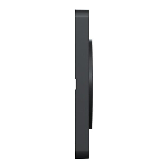 Odace Touch - plaque Ardoise avec liseré anthracite - 1 poste