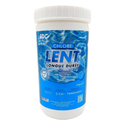 Chlore lent - pastilles 20g boite de 1 kg  non comburant