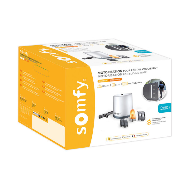 Somfy 2401410 - Motorisation portail coulissant Freevia Essential