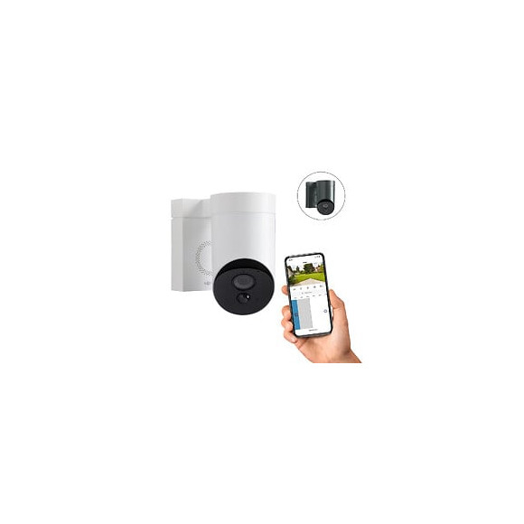 Somfy 2401560 - Outdoor Camera blanche caméra surveillance extérieure