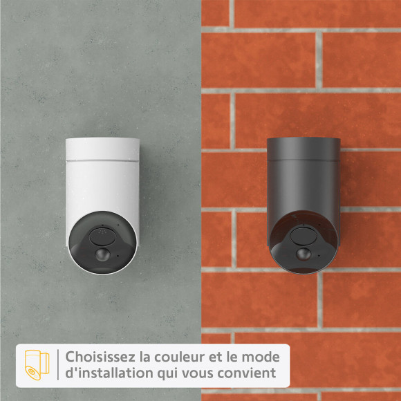 Somfy 2401560 - Outdoor Camera blanche caméra surveillance extérieure