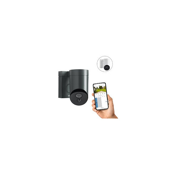 Somfy 2401563 - Outdoor Camera grise caméra desurveillance extérieure