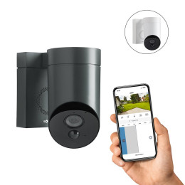 Somfy 2401563 - Outdoor Camera grise caméra desurveillance extérieure