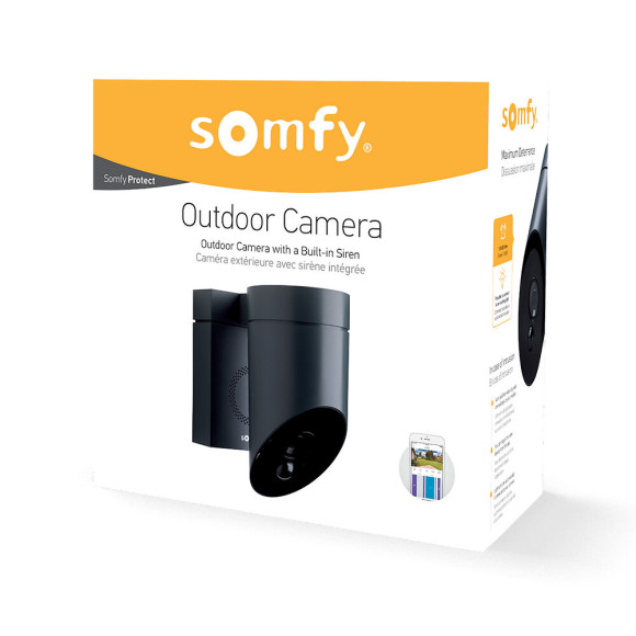 Somfy 2401563 - Outdoor Camera grise caméra desurveillance extérieure