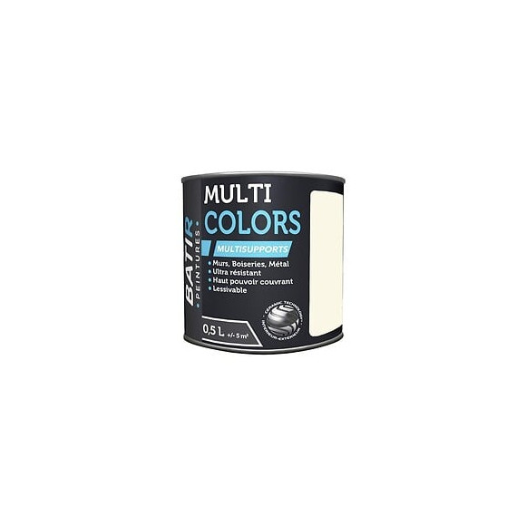 RECA Peintures Multi Colors Blanc Crème Mat Poudré 05 L