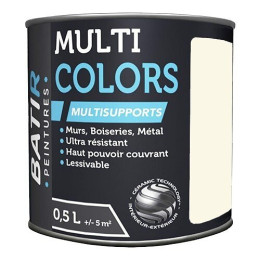 RECA Peintures Multi Colors Blanc Crème Mat Poudré 05 L