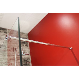 Barre de fixation murale - Simple - Pour douche - 79 à  130cm