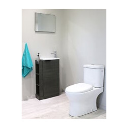 Pack WC ADI sans bride Sortie Horizontale - H76xl379xP645cm -Céramique blanche