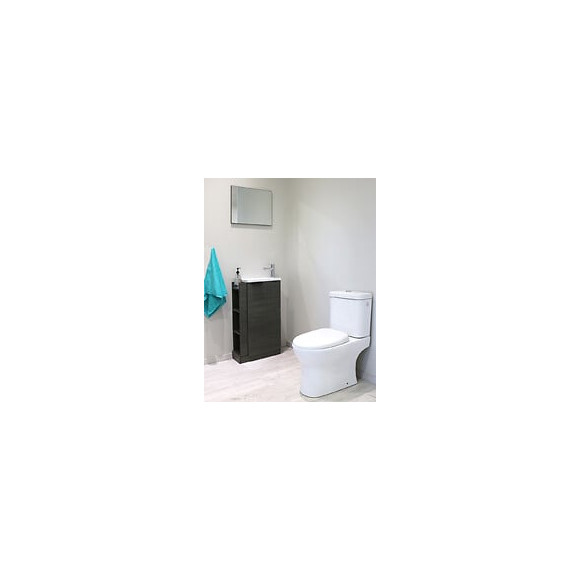 Pack WC ADI sans bride Sortie Horizontale - H76xl379xP645cm -Céramique blanche