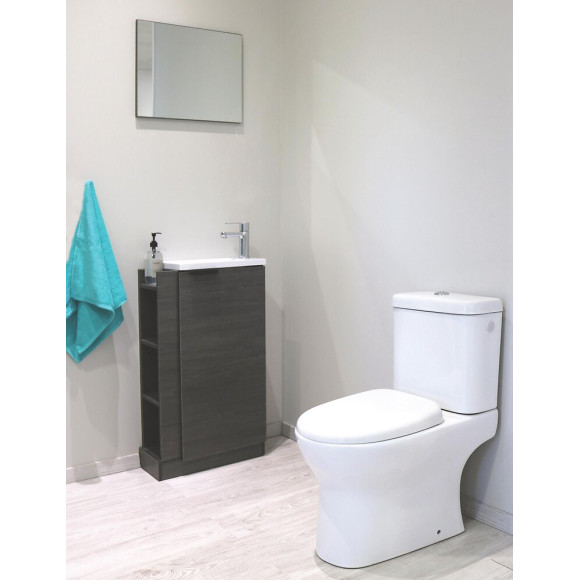 Pack WC ADI sans bride Sortie Horizontale - H76xl379xP645cm -Céramique blanche