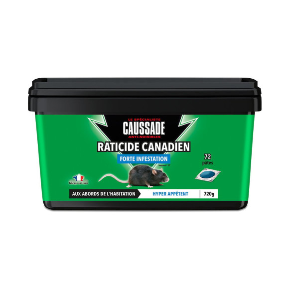 Raticide canadien forte infestation 720g