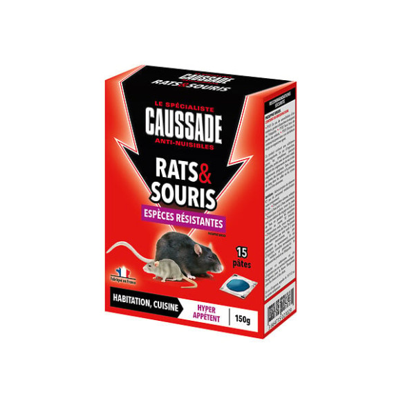 Rats et souris espèces résistantes - 150gr