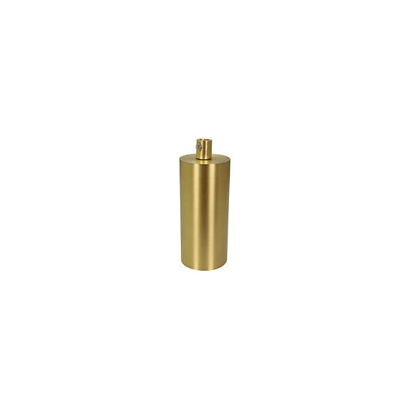 Douille tube e27 + cache-douille metal or