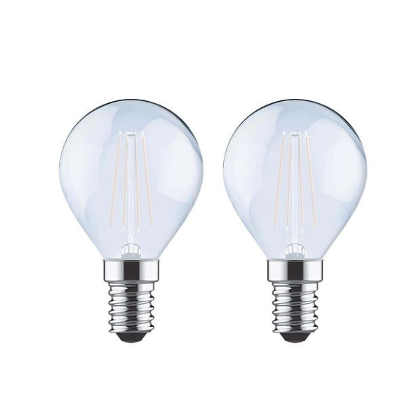 Ampoule LED Filament XXCELL Sphère Dépolie - E14 équivalent 40W x2