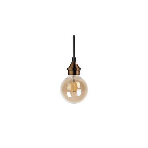 Ampoule LED globe fumée XXCELL - 8 W - 650 lumens - 4000 K - E27