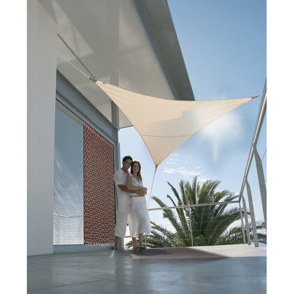 Voile ombrage Serenity - Triangulaire - Sable - 360m