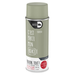 Peinture aérosol Relook Tout - Kaki satin - 400ml