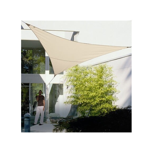 Voile ombrage Serenity - Triangulaire - Sable - 360m