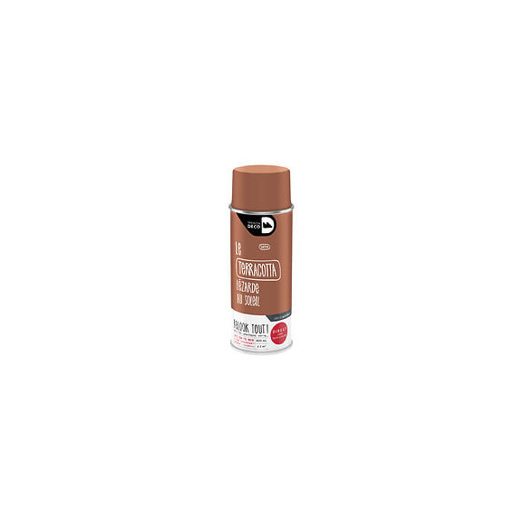 Peinture aérosol Relook Tout - Terracotta - Satin - 400ml