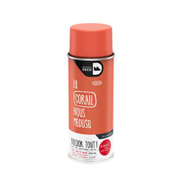 Peinture aérosol Relook Tout - Corail - Satin - 400ml