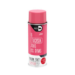 Peinture aérosol Relook Tout - Laque - Fuschia - 400ml