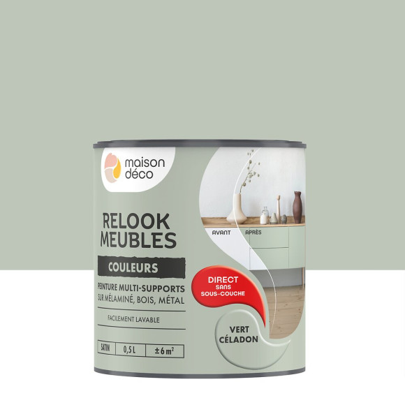 Peinture Relook Meubles - Vert Celadon - 05L