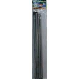 Mât acier D 20mmxh.2.70m pour voile d'ombrage Jardiline