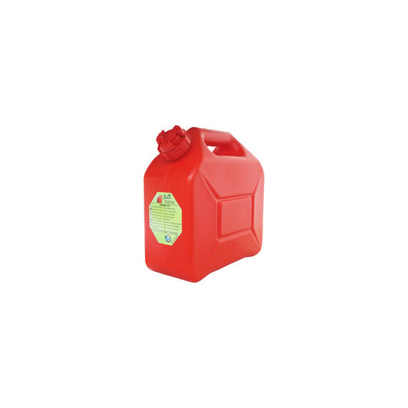 JERRICAN HYDROCARBURES 5L ROUGE 26 x 26 ht 12 cm