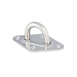 Pontet inox D 8mm pour voile d'ombrage Jardiline