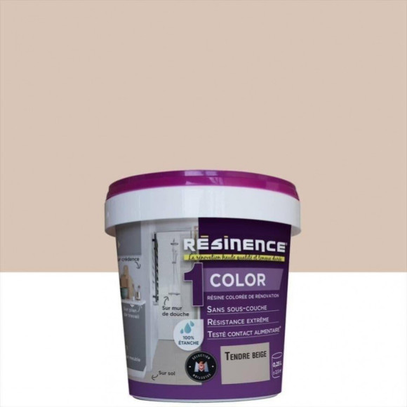 Résine Colorée Color Resinence Tendre Beige 0.25 L