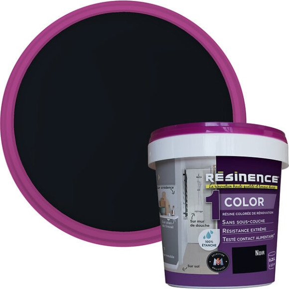 Résine de rénovation Color - Noir - 250ml