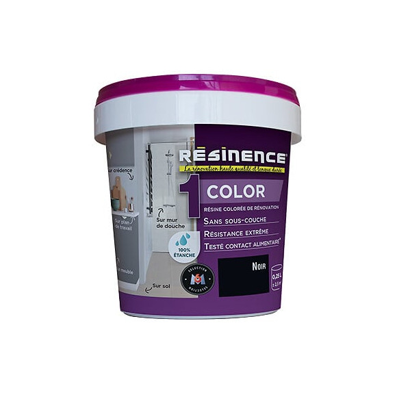 Résine de rénovation Color - Noir - 250ml