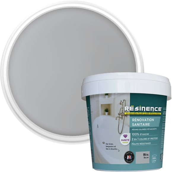 Resine d'étancheite Renovation Sanitaire - Metal - 05L