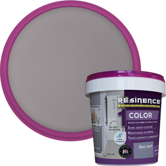 Résine de rénovation Color - Gris taupe - 250ml