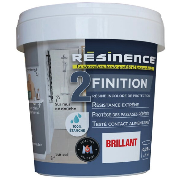 Résine de Finition - Brillant - 250ml