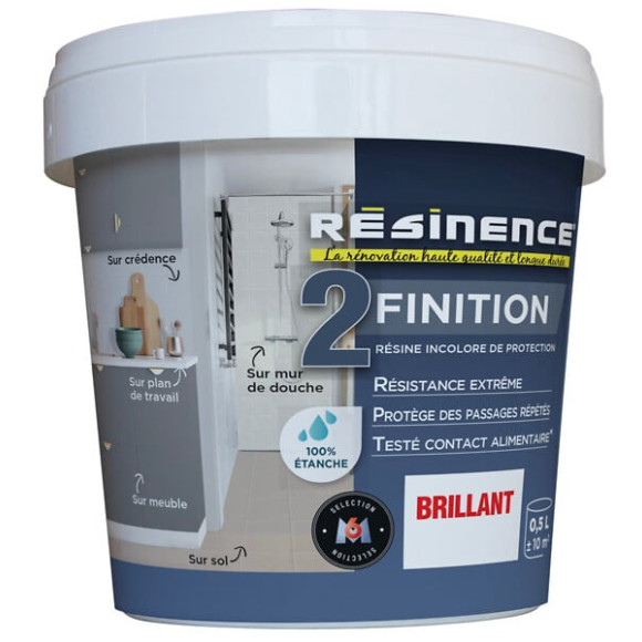 Résine De Finition Protecteur Resinence Incolore 0.5 L