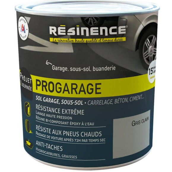 ProGarage résine sol gris clair 300ml