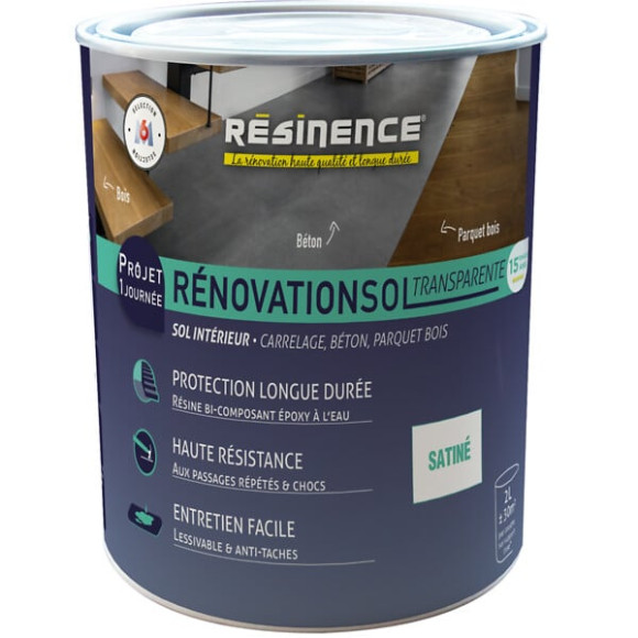 Resine Renovation Sol - Transparent satin - 2L