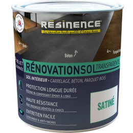 Rénovation Sol Résinence transparente satin 300ml