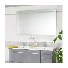 Miroir avec éclairage pour de salle de bain Portland - l120xH70cm