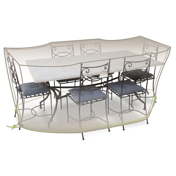 Housse table rectangulaire + chaises 6-8 personnes cover air