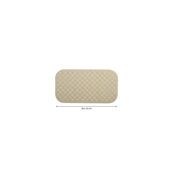 Tapis Fond de baignoire antidérapant Caoutchouc CLASS 36x76cm Beige