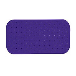 MSV Tapis Fond de baignoire antidérapant Caoutchouc CLASS 36x76cm Bleu