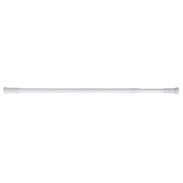 Barre de douche droite extensible L.110-200cm blanche