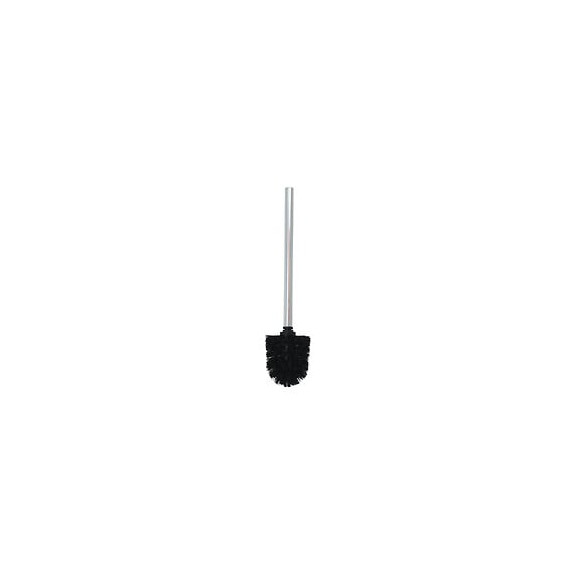 Brosse wc manche inox boule noire