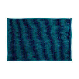 MSV Tapis de bain Microfibre CHENILLE 40x60cm Bleu Foncé