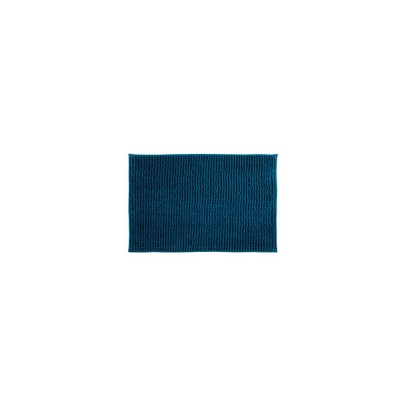 MSV Tapis de bain Microfibre CHENILLE 40x60cm Bleu Foncé