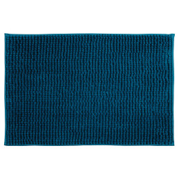 MSV Tapis de bain Microfibre CHENILLE 40x60cm Bleu Foncé